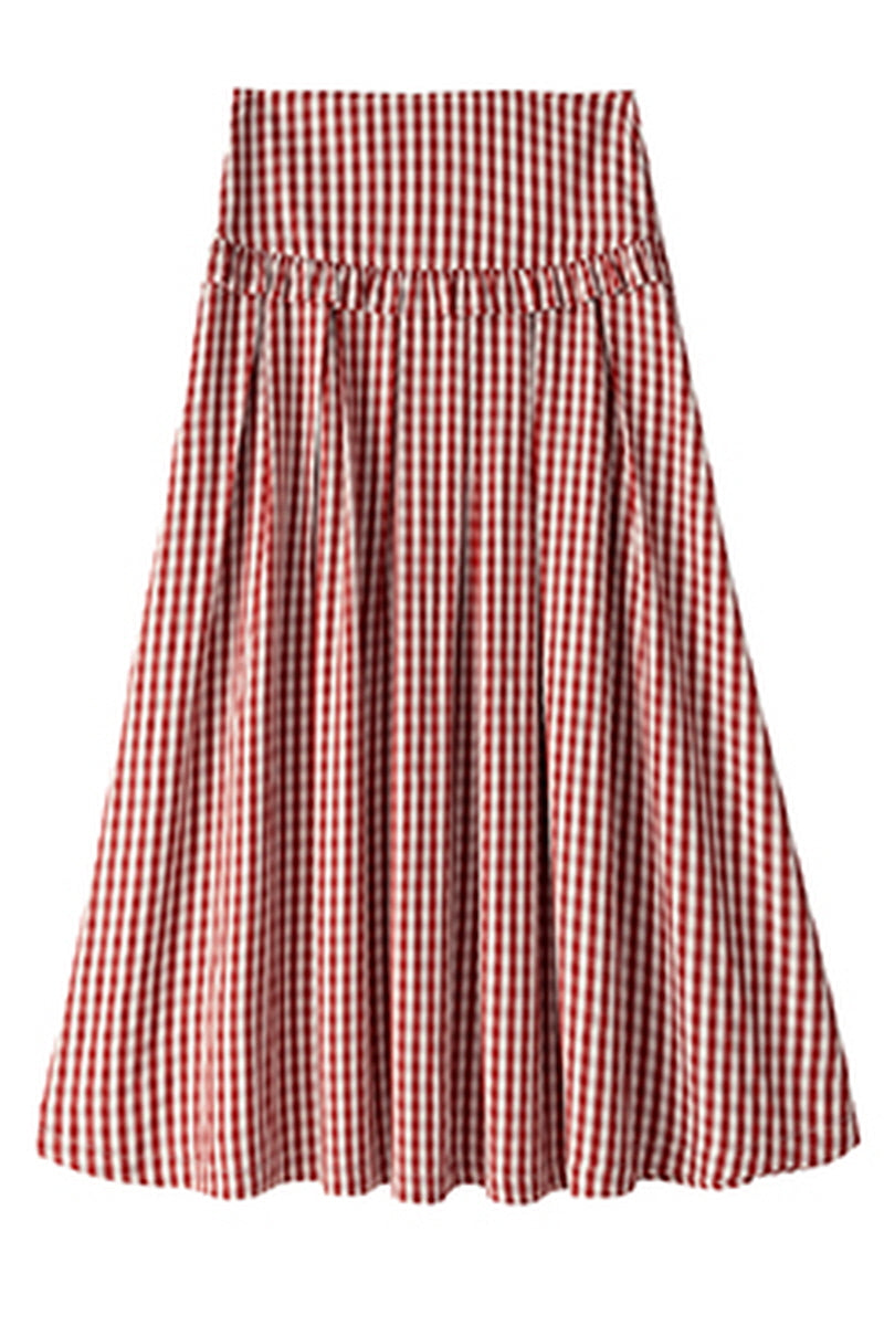 Fungus Edge High Waist A-Line Skirt