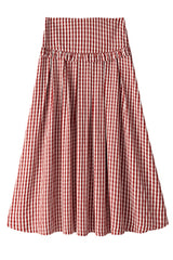 Fungus Edge High Waist A-Line Skirt
