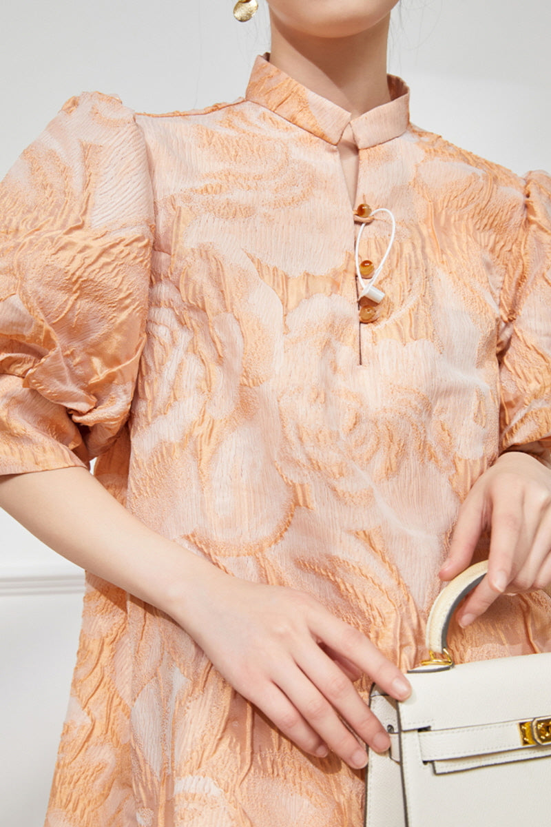 Elegant National Style Tea Break Dress