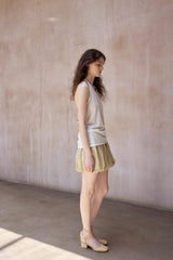 Pleated Bubble Shorts