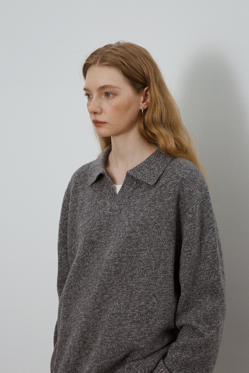 Classic V-Neck Knit Sweater