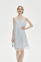 Layered Straight Sleeveless Dress
