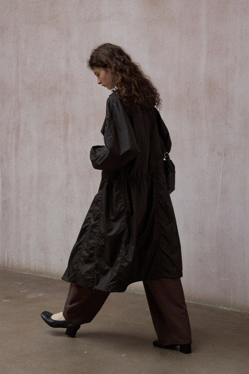 Relaxed Silhouette Trench Coat