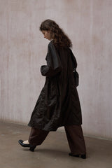 Relaxed Silhouette Trench Coat
