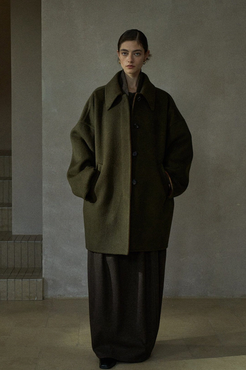 Two-Tone Hidden-Placket Reversible Jacket