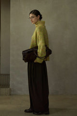 V-Neck Colorful Oil Painting Cardigan