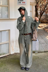 Vintage Wash Workwear Jacket