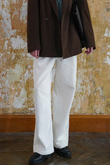 Vintage Loose Straight-Leg Trousers