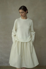 Pleated Puffy Skirt