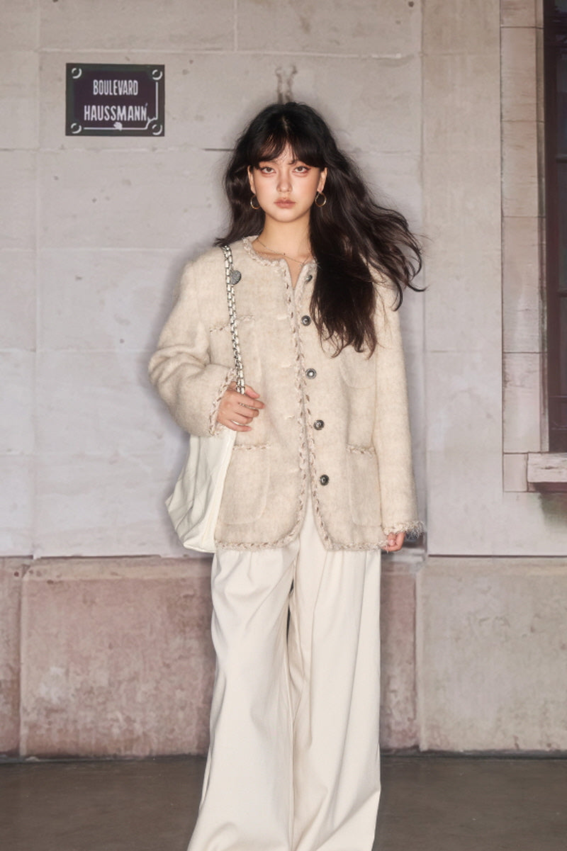 Fringed Cropped Jacket