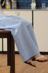 High Waist Wide Leg Striped Pants