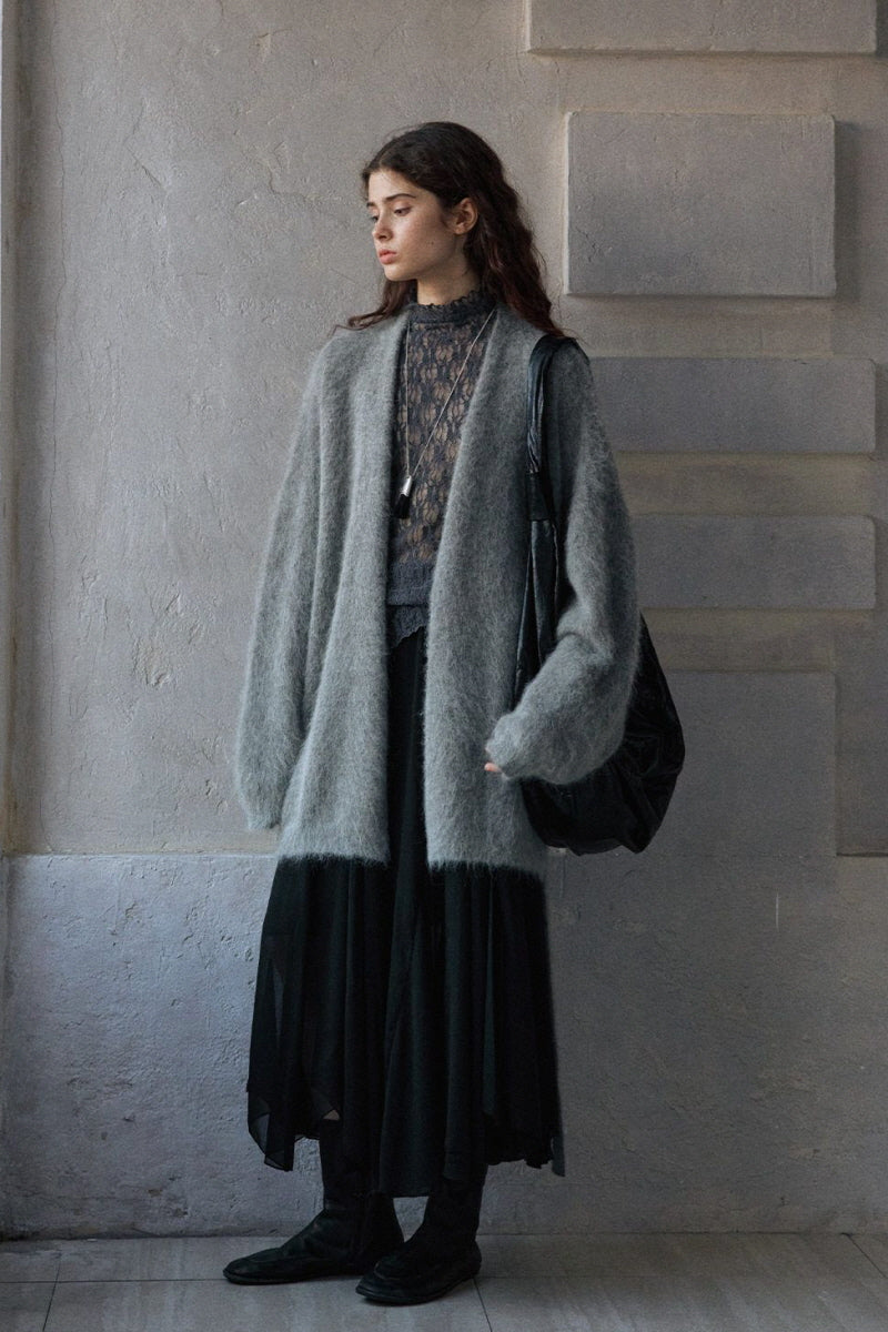 Relaxed Mid-Length Cardigan