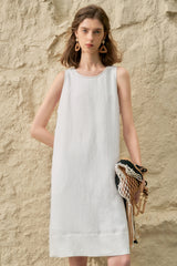 Sleeveless Straight Resort Dress