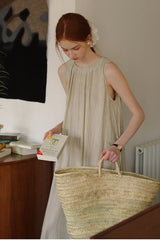 Slouchy Tie A-Line Dress