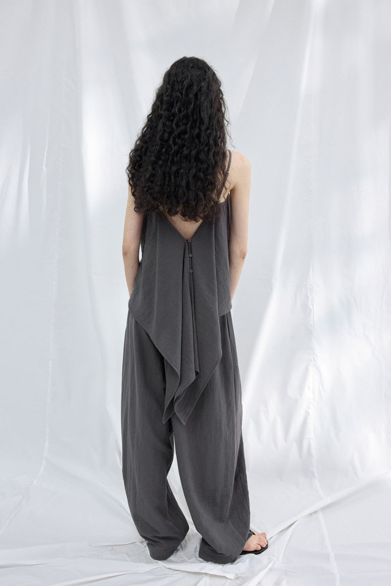 Slit Sleeveless Camisole Vest