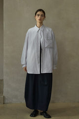 Glossy Padded Shirt Jacket