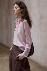 All-In-One V-Neck Pullover Sweater
