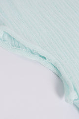 One-Shoulder Off-Shoulder Knit Two-Piece Top