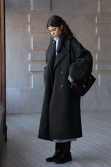 Stand-Up Collar Reversible Tweed Jacket