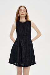 Round Neck Sleeveless Vest Dress
