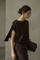 Streamer Lazy Knitted Vest
