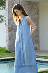 Vintage Resort Fringed Dress