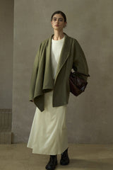 Loose Collar Short Jacket