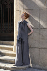 High Waist Wide Leg Pants