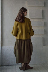 Lazy Loose Mid-Sleeve Pullover