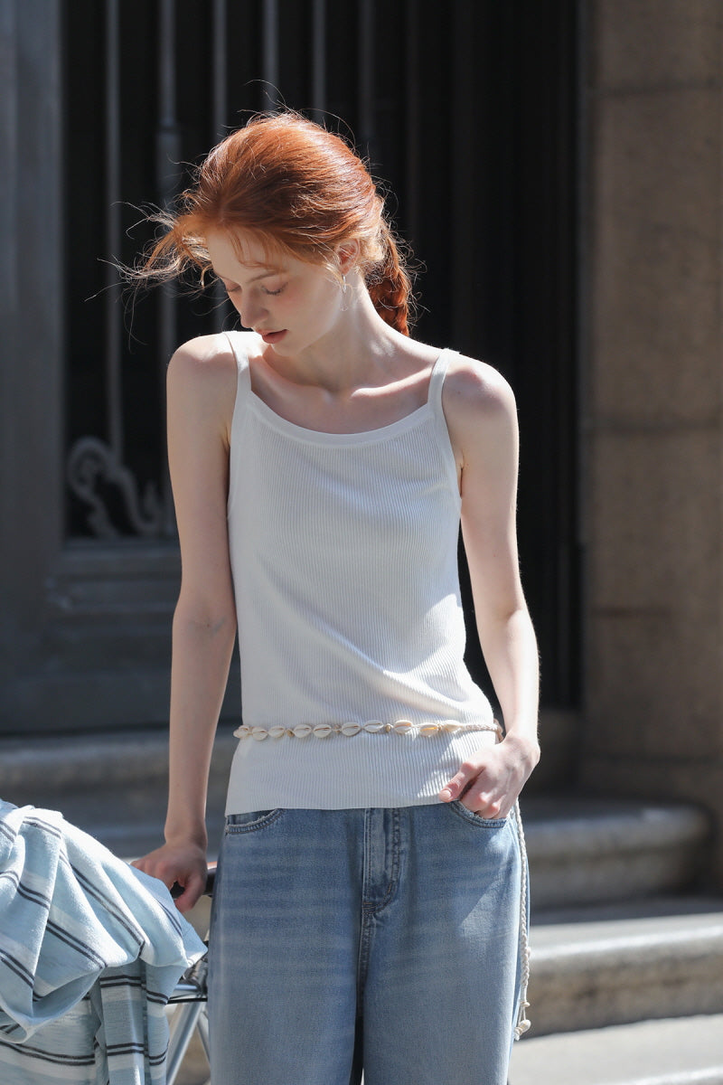 Minimalist Slim Fit Knit Camisole