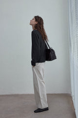 Rainbow After Rain V-Neck Pullover Sweater
