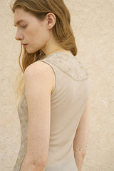 Vintage Layered Oval Neck Vest