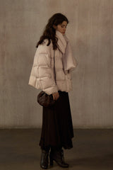 Cozy Seamless Quilted Down Jacket