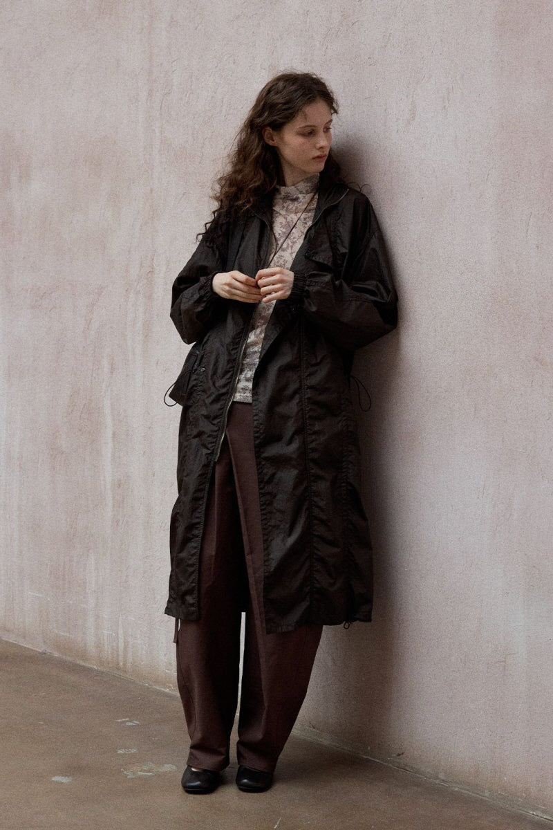 Relaxed Silhouette Trench Coat
