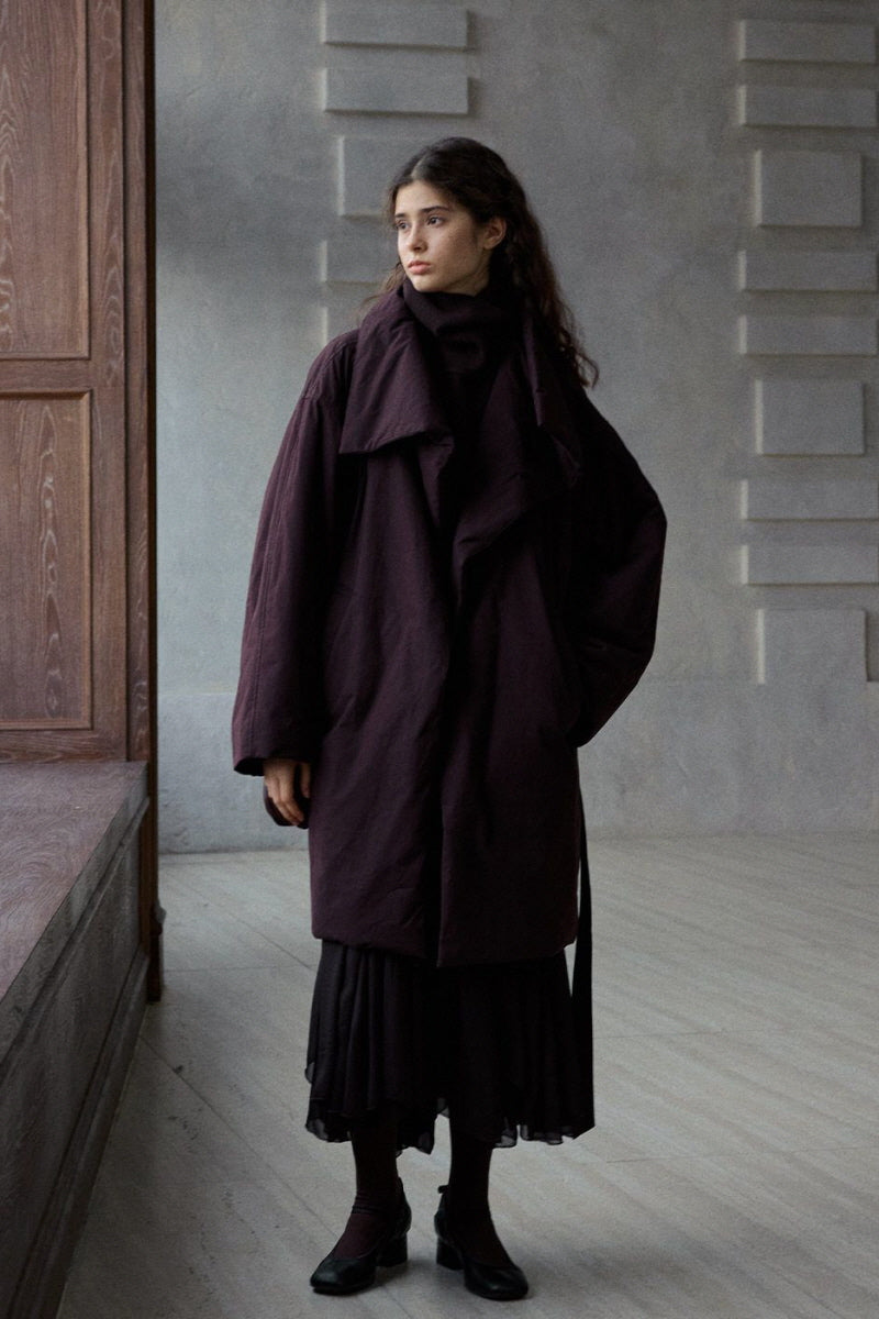 Oversized Stand-Collar Puffer Jacket