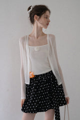 Sweet Temperament Two-Piece Cardigan Set