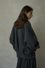 Large Lapel Double-Breasted Reversible Jacket