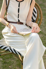 Straight Wide-Leg High-Waist Pants