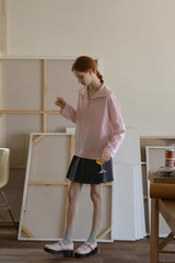Loose Fit Butterfly Pleated Skirt