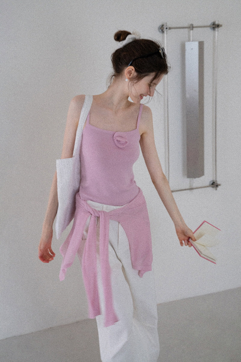 Sweet Temperament Two-Piece Cardigan Set