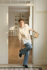 High Waist Straight Casual Pants