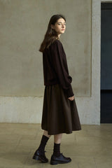 Pleated Puffy Skirt