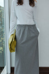Flower Bud Drawstring Skirt