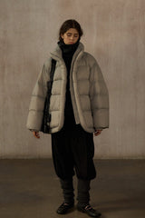 Soft Stand Collar Puffer Jacket