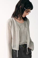 Textured Layered Two-Piece Set