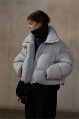 Cocoon Hooded Short Down Jacket