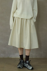 Pleated Puffy Skirt