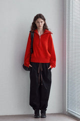 Lapel Sweater Pullover