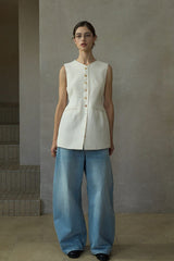 V-Neck Fitted Vest