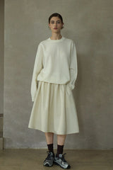 Minimalist Crew Neck Knitted Base Layer